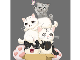 叠…猫猫猫猫