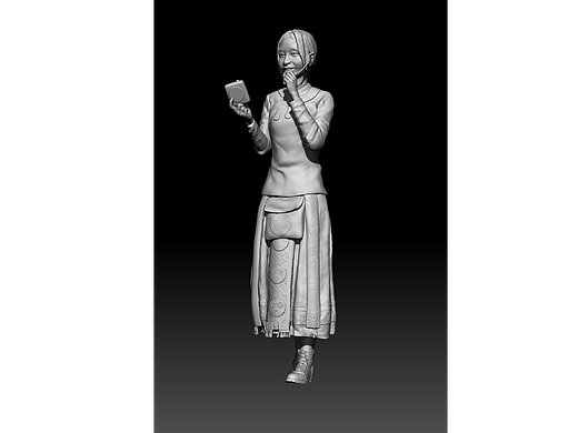 乡村三重奏-导游、快递员（个人主页-ZNjE0MTg5NTI=） - 雕塑 - 站酷设计师王其适原创素材 - 站酷ZCOOL