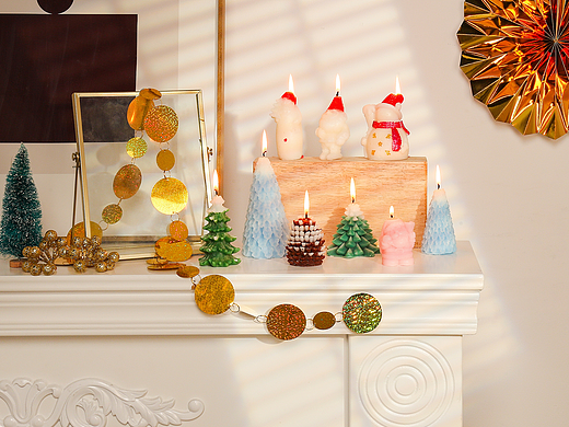 圣诞主题/香薰蜡烛/产品拍摄