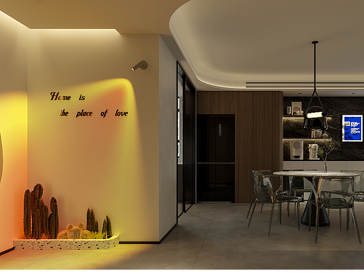 现代简约风格效果图表现