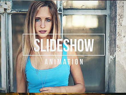 AE模板|独特快速移动照片展示宣传动感版式设计排版