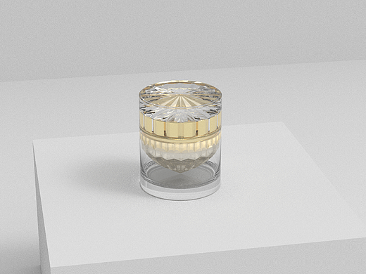 水晶眼霜/C4D建模/keyshot渲染