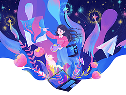 作品集封面（原创插画）-绘精彩