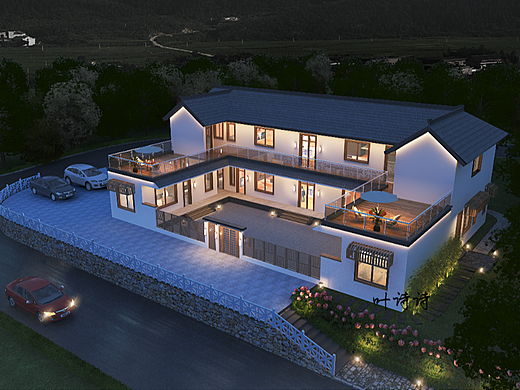 室外效果图|别墅外观