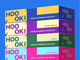 HOOOKI巧克力品牌包装视觉设计