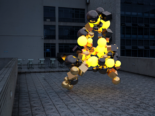 C4D-李翔老师小场景临摹-特效文字（个人主页-ZNjE5ODI0Mjg=） - 场景 - 站酷设计师多佛原创素材 - 站酷ZCOOL