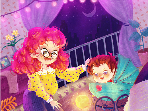 ✨原创插画｜打翻星球篮子