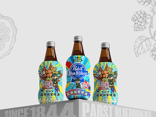 蓝带将军啤酒——活力青春
