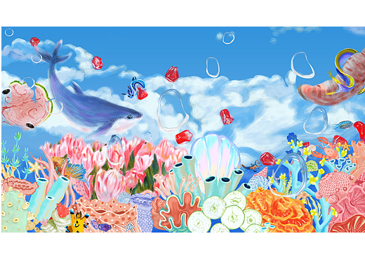 花果奇遇記（個人主頁-ZNjU0MDExNjg=） - 商業(yè)插畫 - 站酷設計師川谷YING原創(chuàng)素材 - 站酷ZCOOL