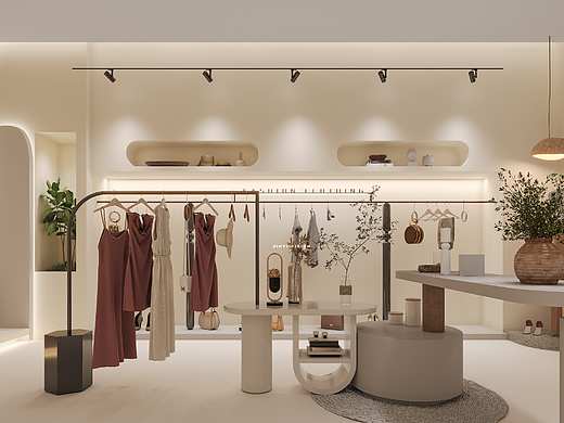 侘寂奶油风女装店