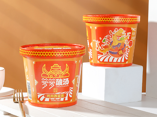 箩箩酸汤粉包装设计