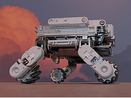 Blender硬表面建模毕业，硬肝半个月流浪地球笨笨!