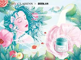 #my CLARINS#好食肌长绽放《梦仙颜》