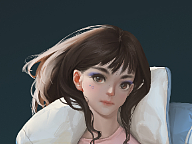 給老婆畫的壁紙