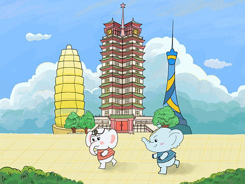 郑州文物插画（个人主页-ZNTcxNDg4MDQ=） - 绘本 - 站酷设计师多金瑶原创素材 - 站酷ZCOOL