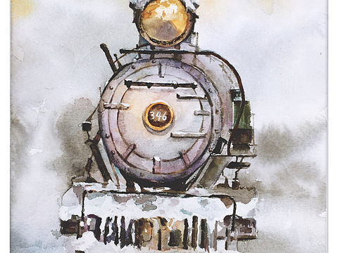 载着梦想的火车