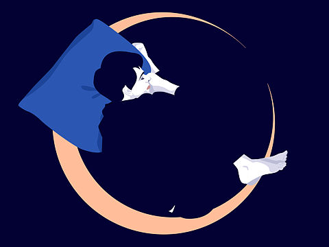 Moon Light Illustraition