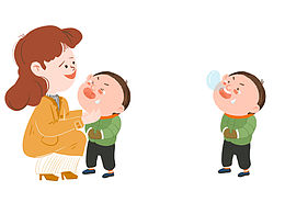 儿童用书的插图