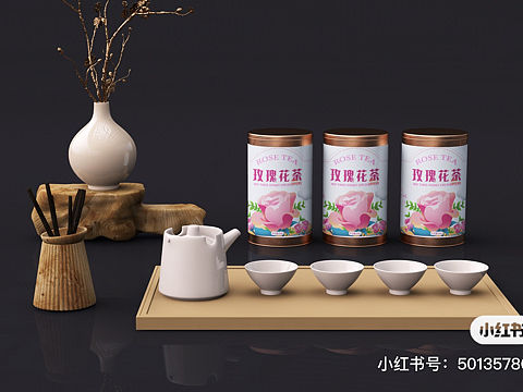 新疆玫瑰花酱包装设计