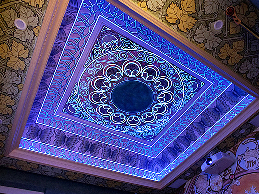 [别墅]凤凰熙岸顶棚壁画