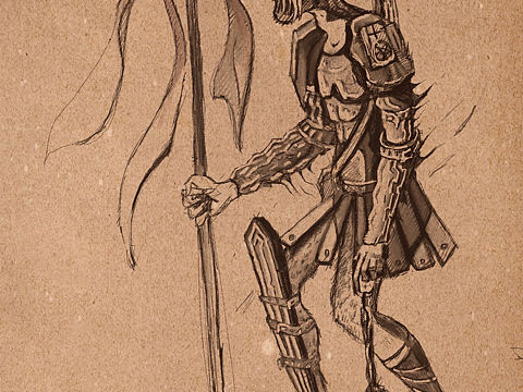 手绘插画骷髅兵（个人主页-ZNDI0MjU2NzI=） - 创作习作 - 站酷设计师雲枫FFF疯了原创素材 - 站酷ZCOOL