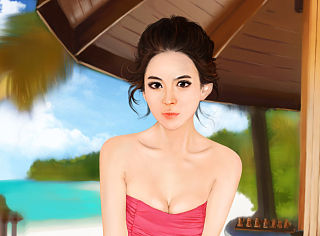 女神~（个人主页-ZMzQ2OTE3Mg==） - 创作习作 - 站酷设计师Damon花旗原创素材 - 站酷ZCOOL