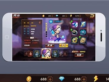 一个卡牌类的UI