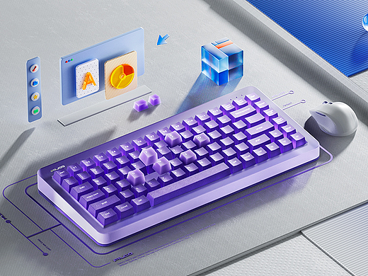 OC渲染-UI场景（个人主页-ZNjE0MzU4MTI=） - 场景 - 站酷设计师河鲤Carp原创素材 - 站酷ZCOOL