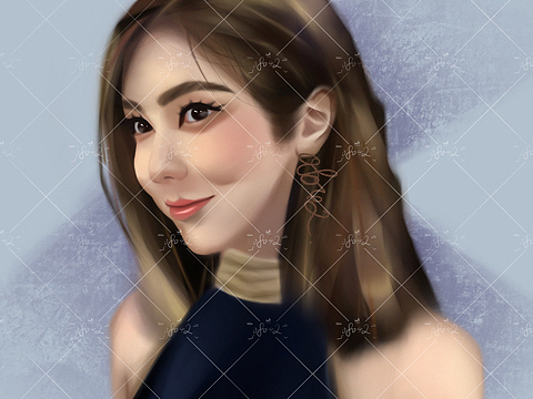 厚涂邓紫棋|头像约稿私