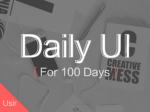 #100DaysUI#百日UI挑战之APP篇 
