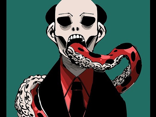 克苏鲁风格的插画