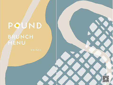 POUND BRUNCH 菜单设计