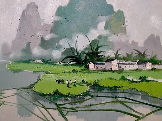 李少建油画
