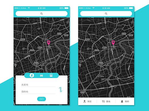 app页面-地图界面