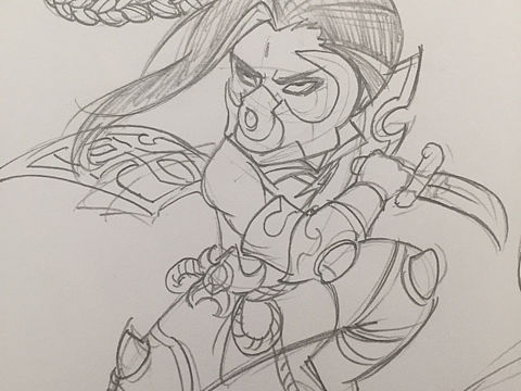 王者荣耀兰陵王Q版人设