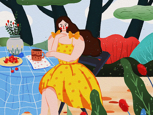 一个人的旅行之夏日餐桌