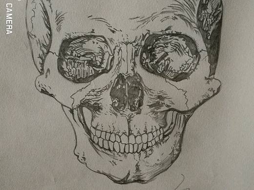 枯骨（个人主页-ZMjgwNDU5NzI=） - 绘画 - 站酷设计师黑色的weinas原创素材 - 站酷ZCOOL