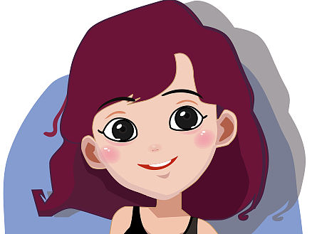 卡通女孩练手