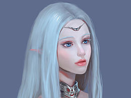 白发美女