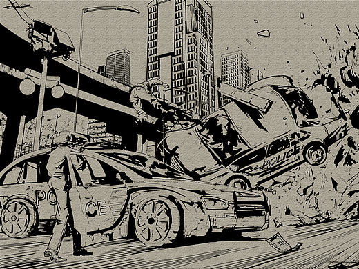 警匪激战、火拼、爆破!