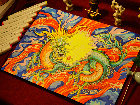 龙手绘插画-绘本6001245天前手绘马克笔漫画动漫-中/长篇漫画1901247