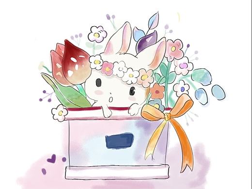 兔子花篮