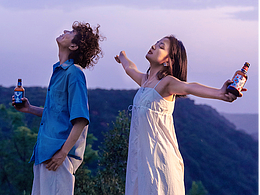 黑狮啤酒 天生一对你我绝配