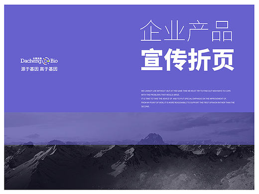 企业宣传折页设计