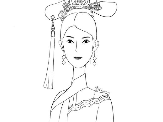 [手绘]大爱甄嬛传（个人主页-ZNDcwOTQ0MzY=） - 创作习作 - 站酷设计师居居居仔原创素材 - 站酷ZCOOL