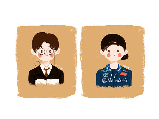 【博君一肖】开始接触商插(。・`ω´・)（个人主页-ZNDEzNTIzNzI=） - 商业插画 - 站酷设计师闵戚原创素材 - 站酷ZCOOL