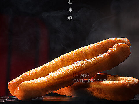 一根油条两个饼100分-夫子庙小吃「H-TANG 绘唐设计」 