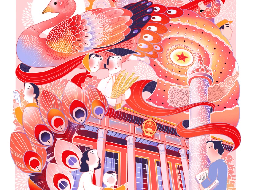 中国风插画 | 近期临摹_麻吉姥姥-站酷ZCOOL