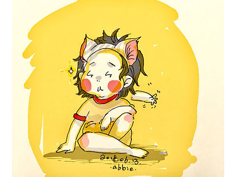 黏糊糊的爱（个人主页-ZMjg0NDA5NDA=） - 儿童插画 - 站酷设计师芋艿儿原创素材 - 站酷ZCOOL