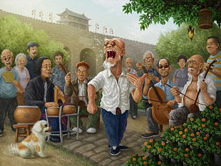 《西安味道》系列之一(吼秦腔)